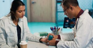 Heart specialist in Indore performing a CAG test in Indore to detect early heart artery blockages and ensure timely treatment